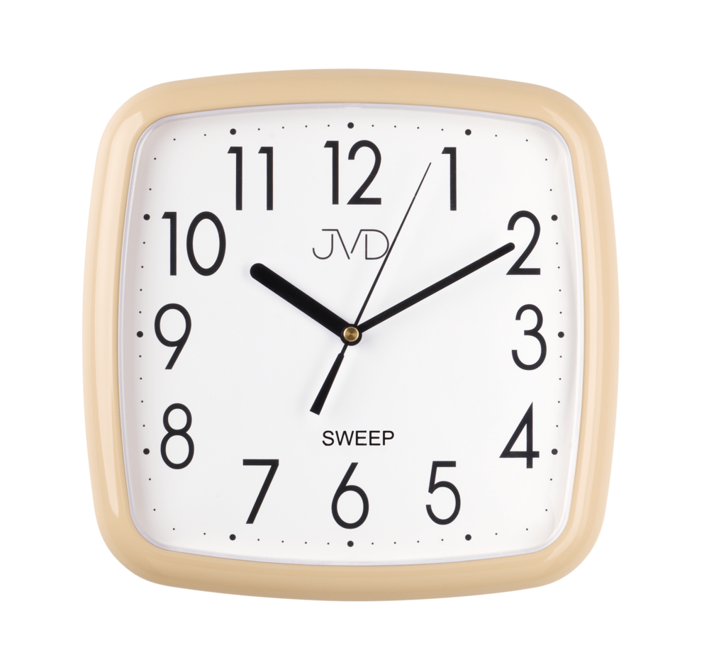 JVD Hranaté moderní nástěnné hodiny JVD sweep HP615.10