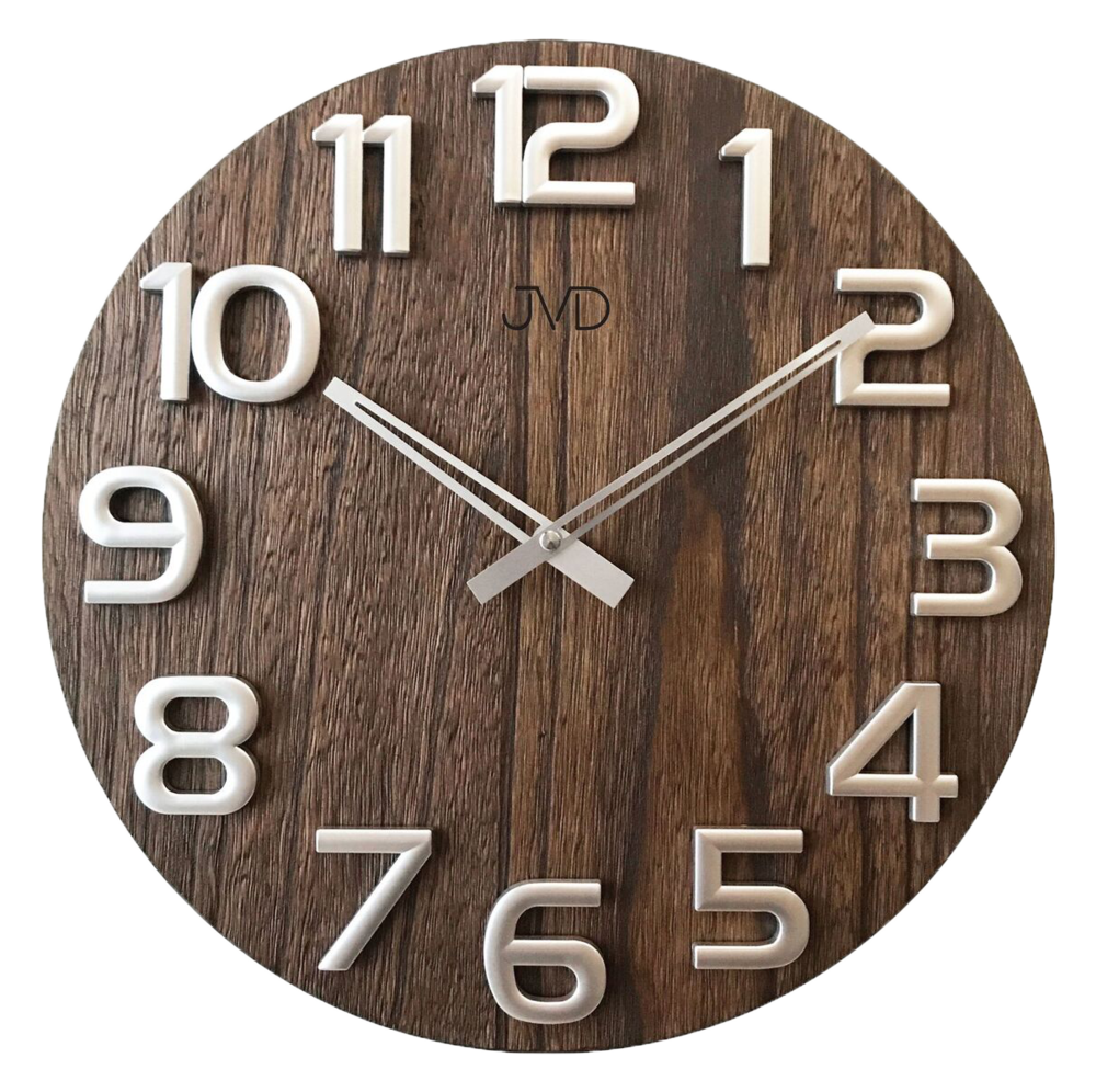 JVD Dřevěné nástěnné hodiny dřevěné JVD HT97.3