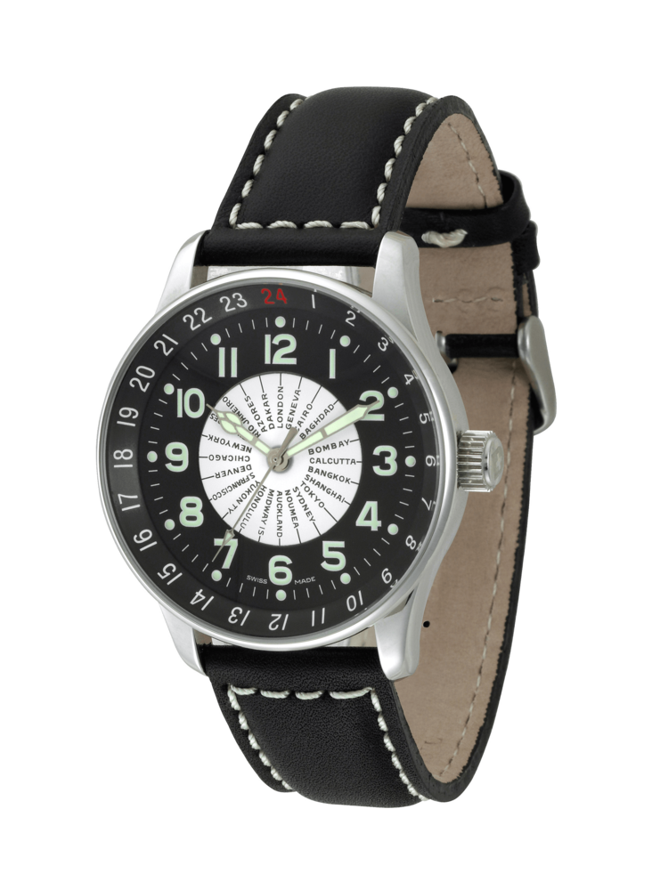 P554WT-b1   X-Large Pilot World Timer