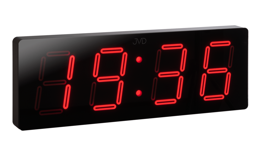 JVD Nástěnné digitální hodiny LED červené číslice  JVD DH1.1
