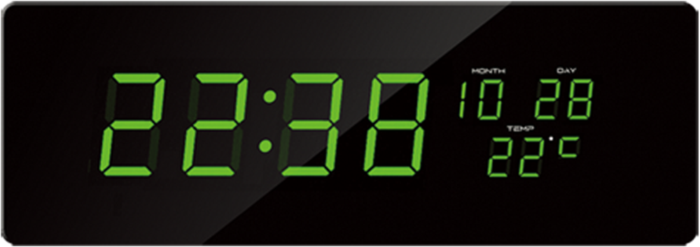 JVD Digitální hodiny JVD LED zelená čísla DH2.1