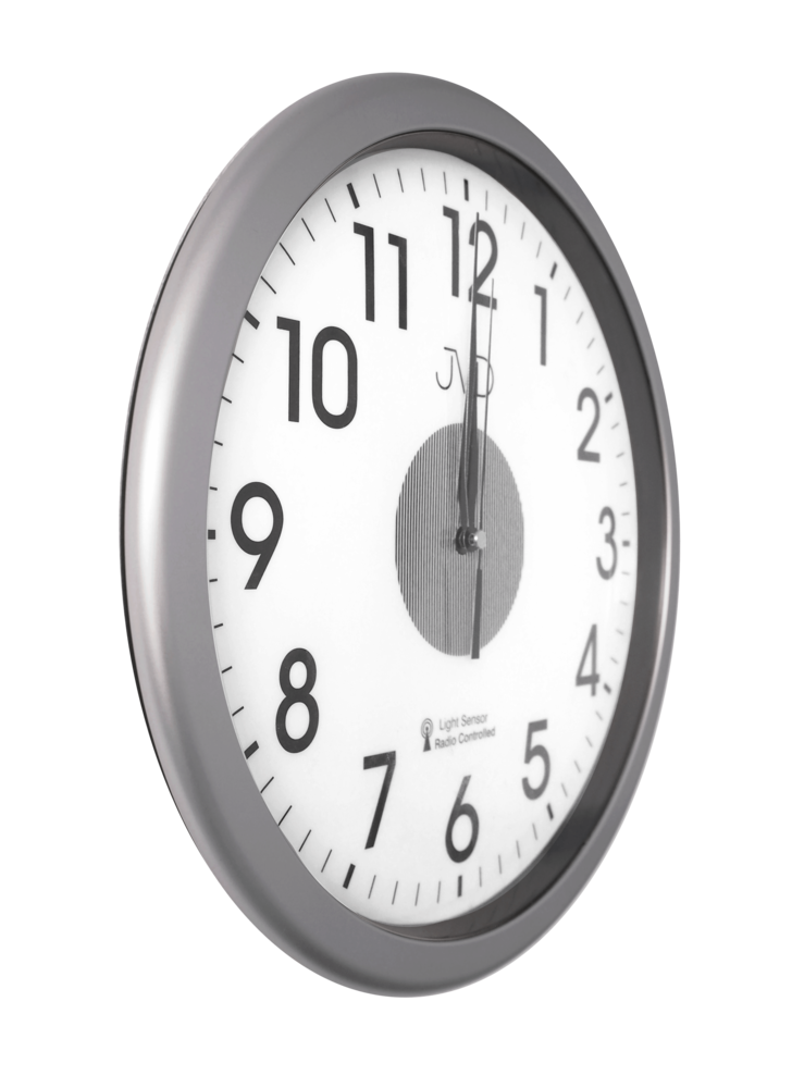 JVD Šedé rádiem řízené hodiny s podsvícením JVD RH692.4