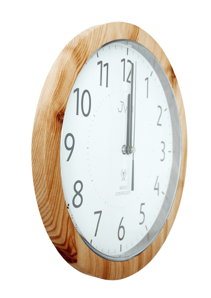 JVD Rádiem řízené hodiny v imitaci dřeva JVD RH612.7