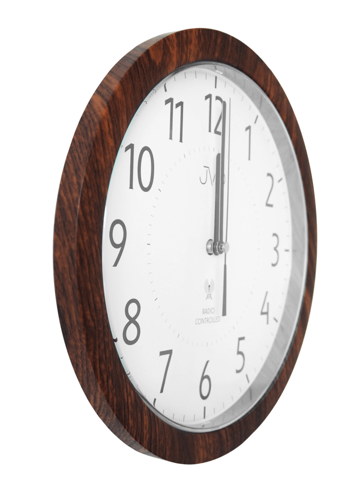 JVD Přesné moderní rádiem řízené hodiny JVD RH612.9 - imitace dřeva