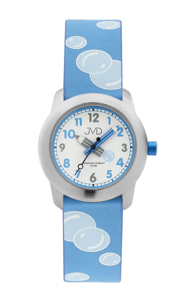 JVD Dětské modré náramkové tužkové hodinky JVD J7164.1