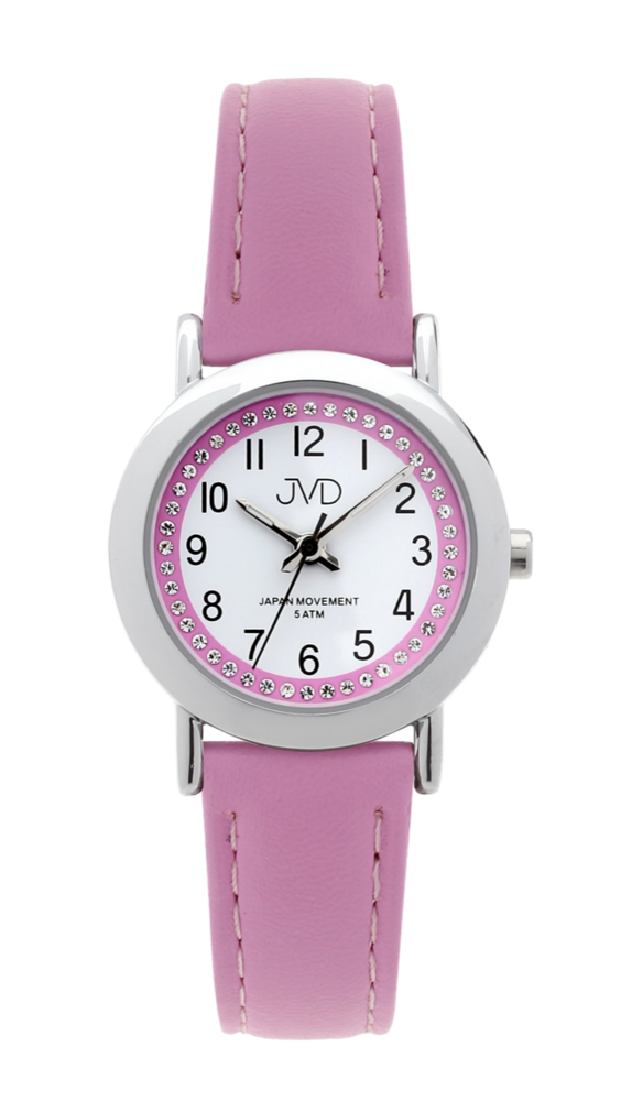 JVD Dětské růžové náramkové hodinky JVD J7179.5