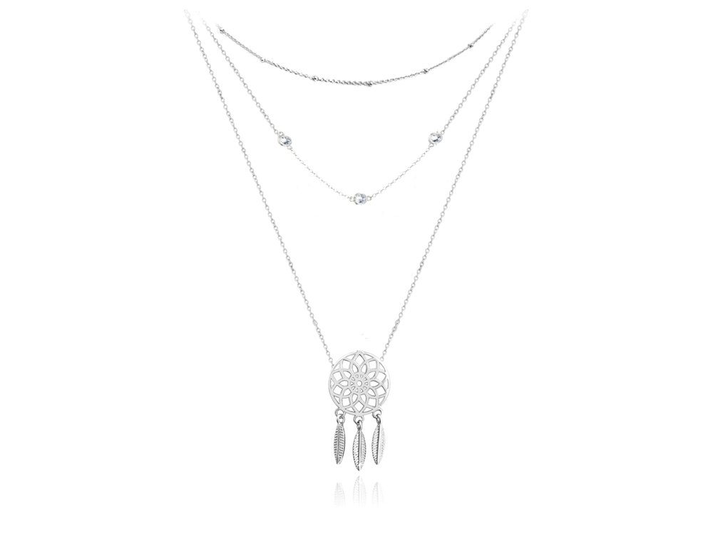 JVD Dámský stříbrný náhrdelník SVLN0154XH20042