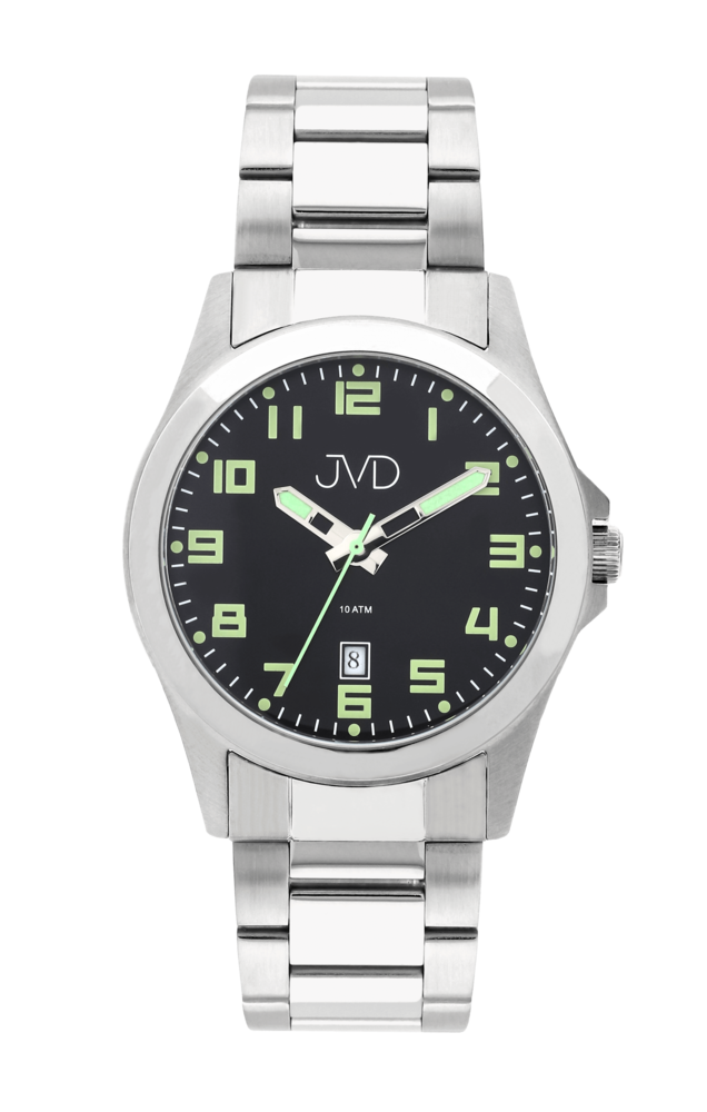 JVD Odolné vodotěsné náramkové pánské hodinky JVD steel J1041.35 - 10ATM