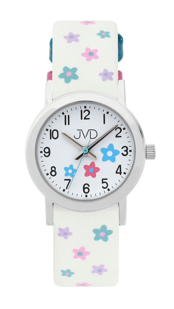 JVD Náramkové hodinky s kytičkami JVD J7196.3
