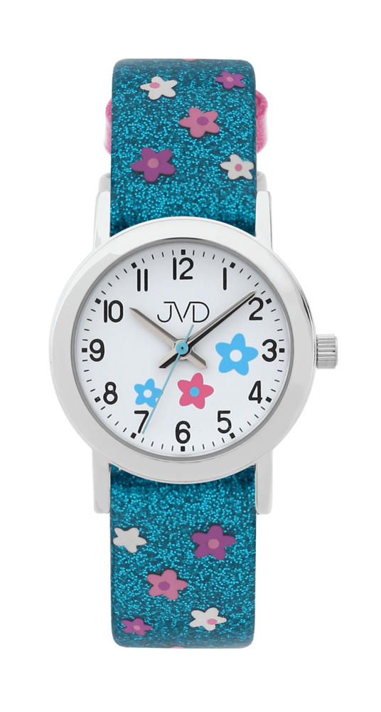 JVD Náramkové hodinky s kytičkami JVD J7196.2