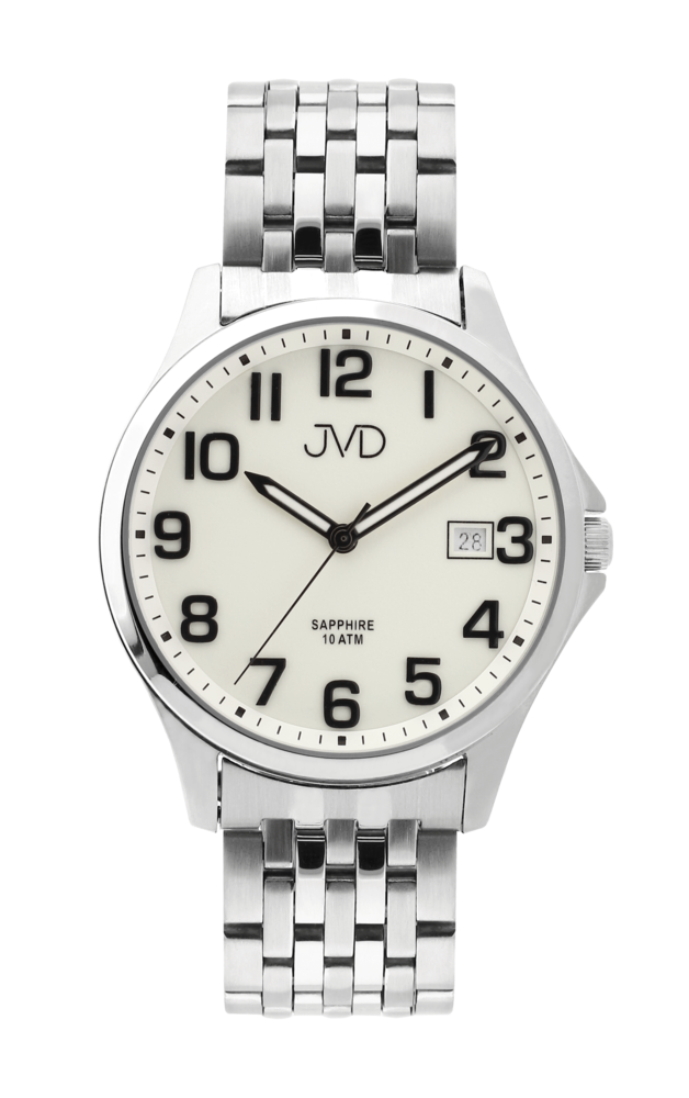 JVD Pánské vodotěsné náramkové hodinky se safírovým sklem JVD JE612.1
