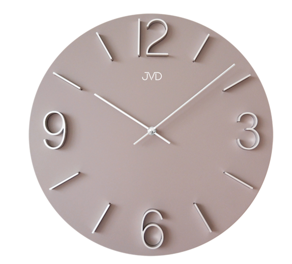 JVD Krémové analogové designové hodiny JVD HC35.2