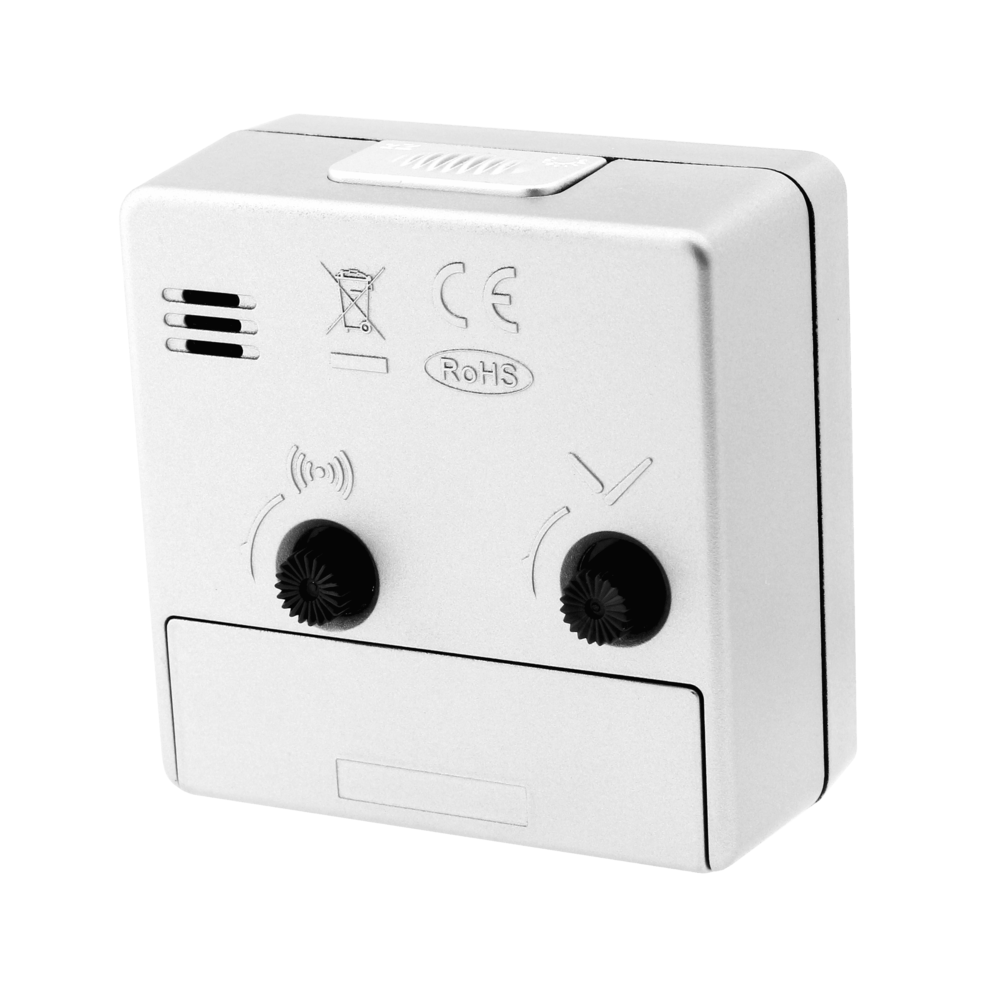 JVD Tichý netikající ručkový budík JVD SRP26.2 SWEEP s plynulým chodem (nejlevnější)