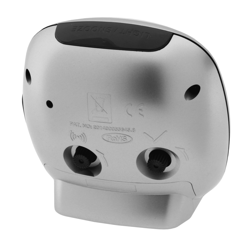 JVD Ručkový netikající svítící budík JVD sweep SRP813.4 s LED osvětlením