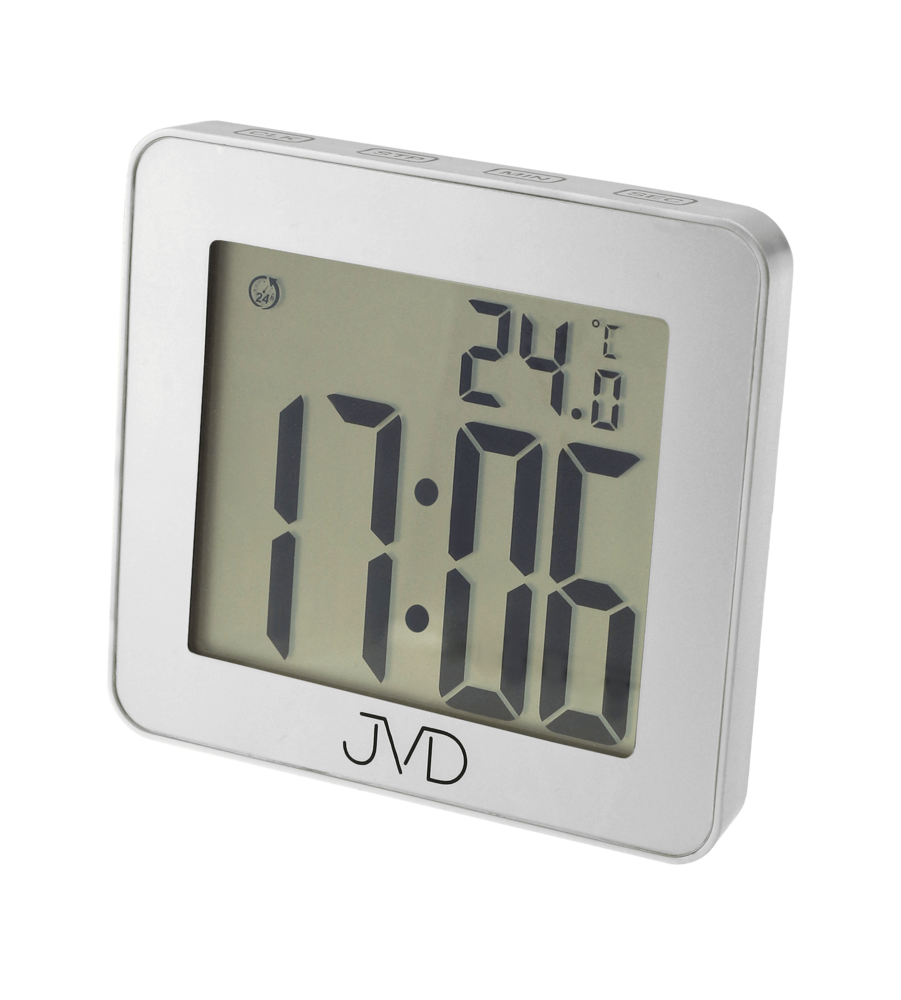 JVD Koupelnové hodiny stříbrné JVD SH8209.1