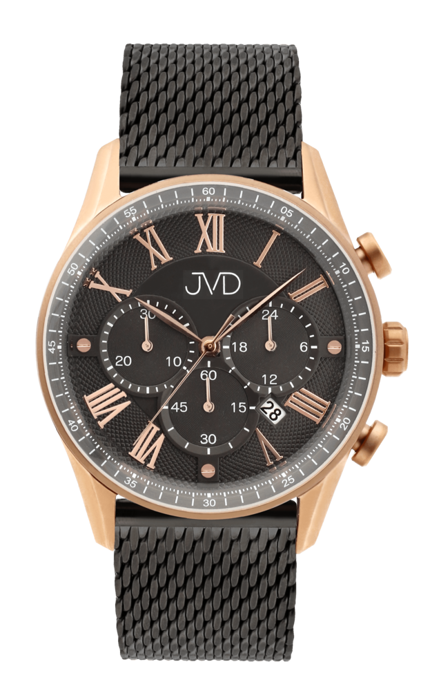 JVD Vodotěsné pánské náramkové hodinky chronografy  JVD JE1001.4