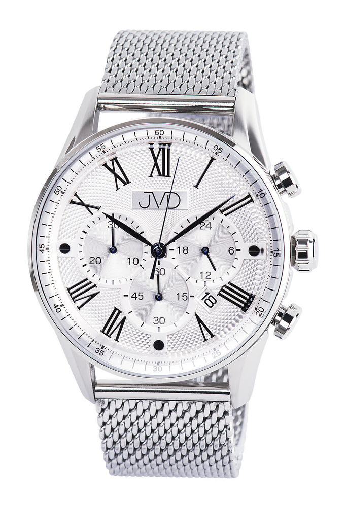 JVD Pánské náramkové hodinky JVD JE1001.2 s římskými číslicemi - chronograf 10ATM