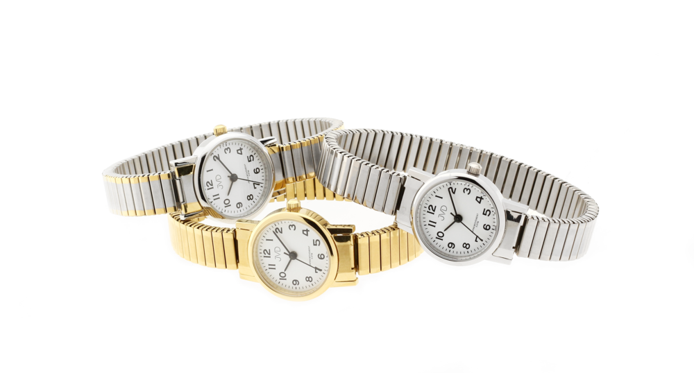  JVD Dámské zlacené náramkové hodinky JVD steel J4010.8