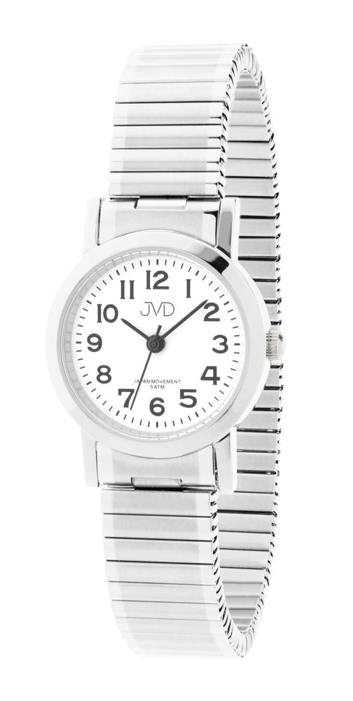 JVD Dámské ocelové hodinky na pružném pérovém řemínku JVD J4061.7