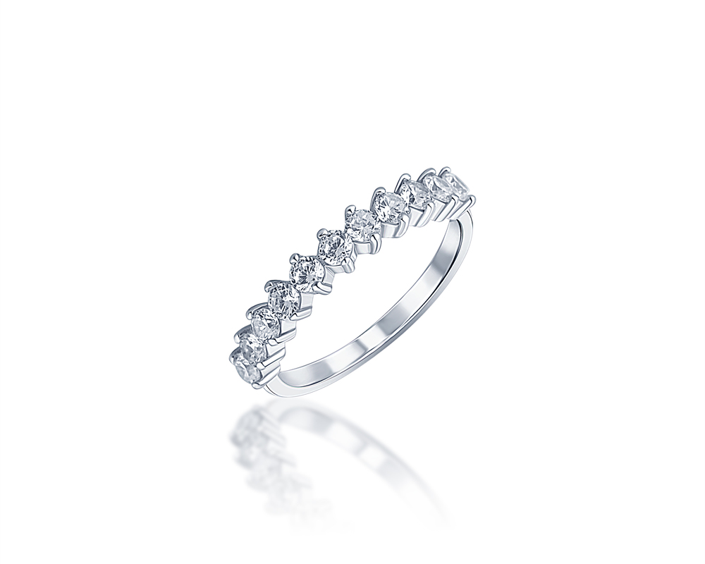 JVD Dámský stříbrný prsten se zirkony SVLR0423XH2BI55