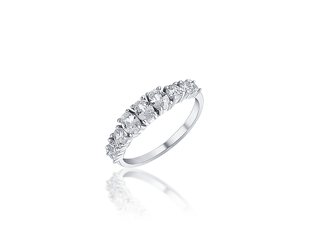 JVD Dámský stříbrný prsten se zirkony 925/1000 SVLR0427XH2BI53