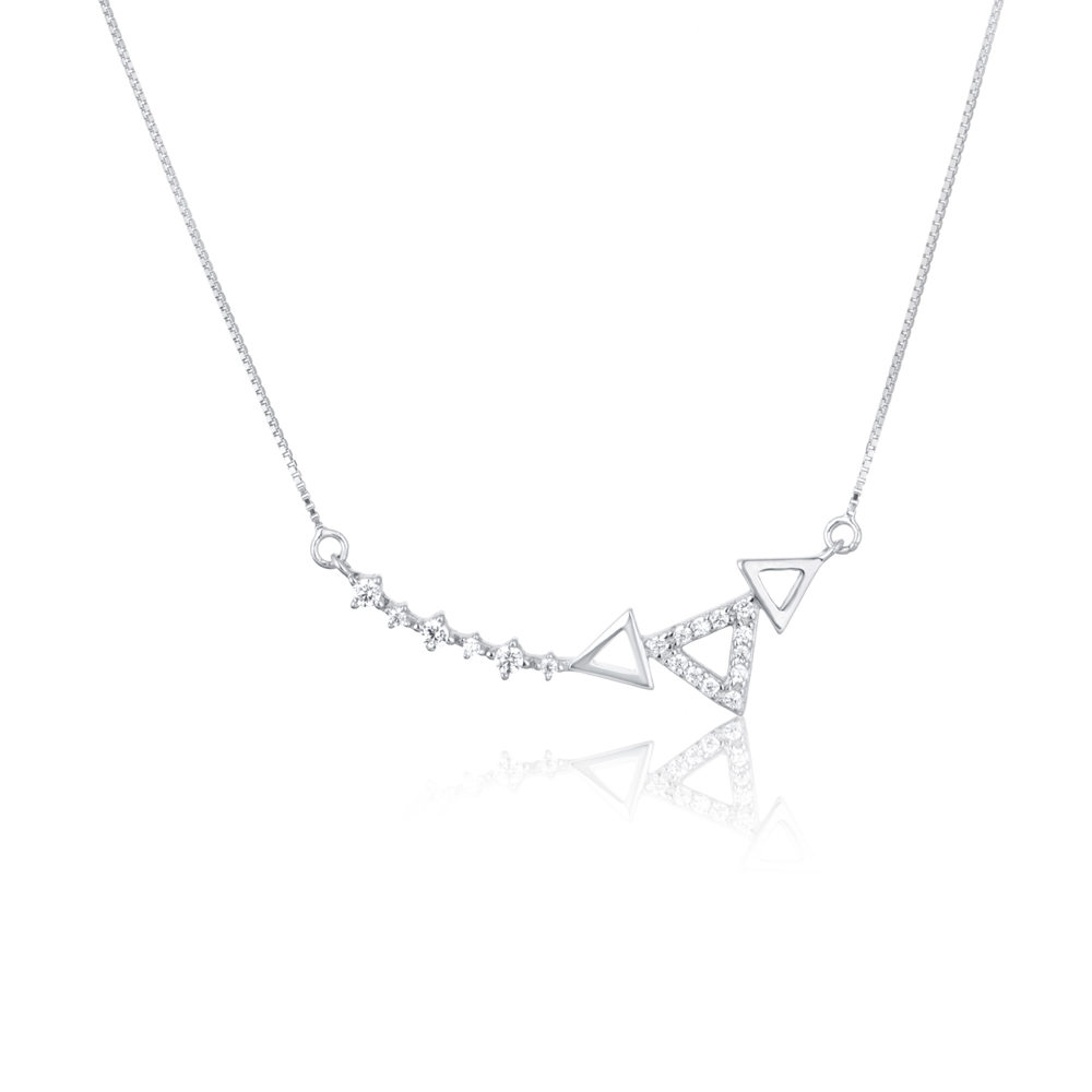 JVD Dámský stříbrný náhrdelník SVLN0077XD5BI45