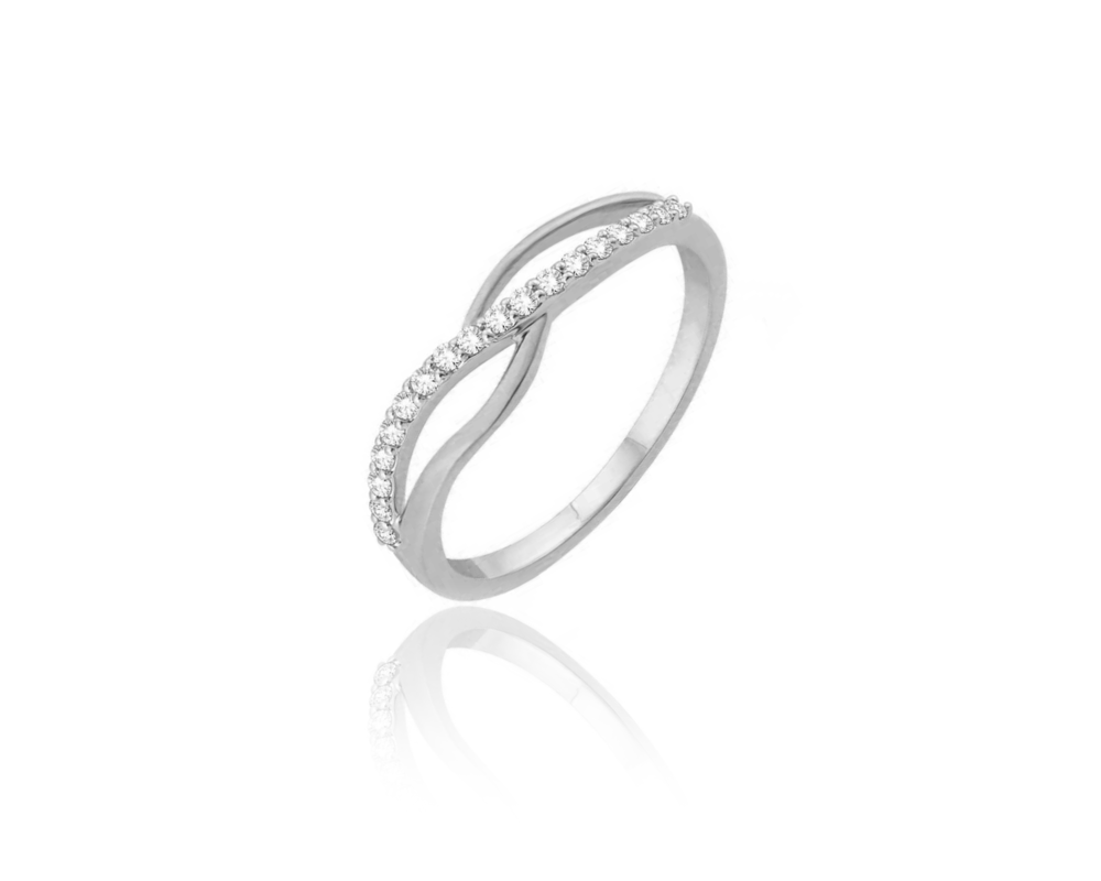 JVD Dámský stříbrný prsten posetý zirkony SVLR0505XH2BI56