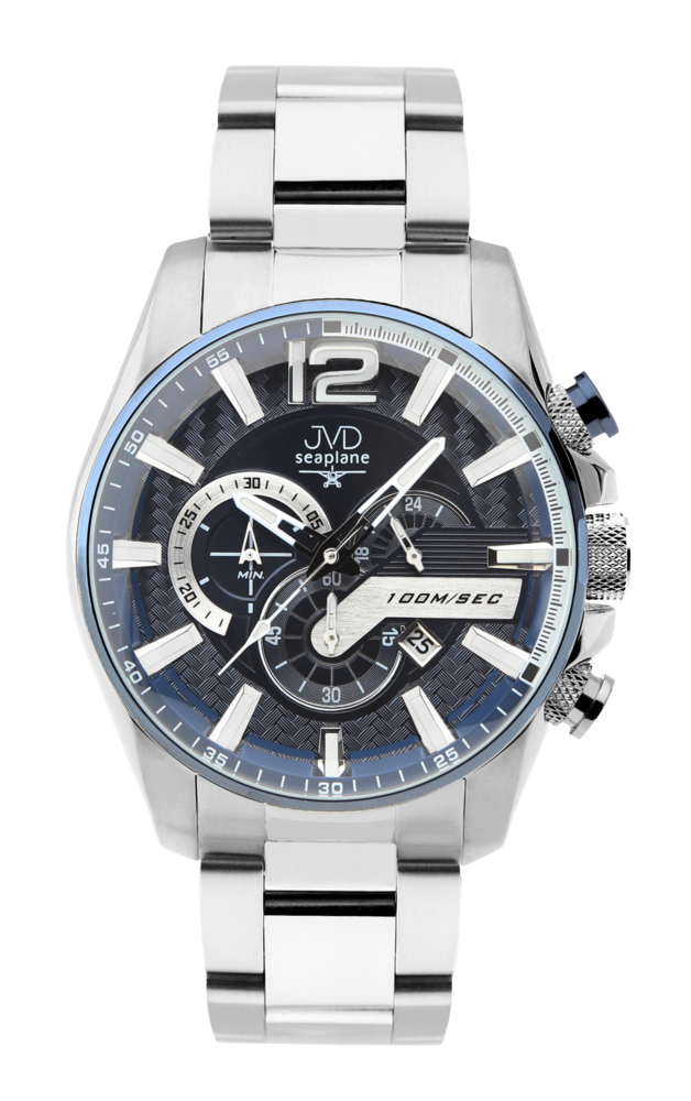JVD Pánské mohutné vodotěsné hodinky JE1002.4 s chronografem