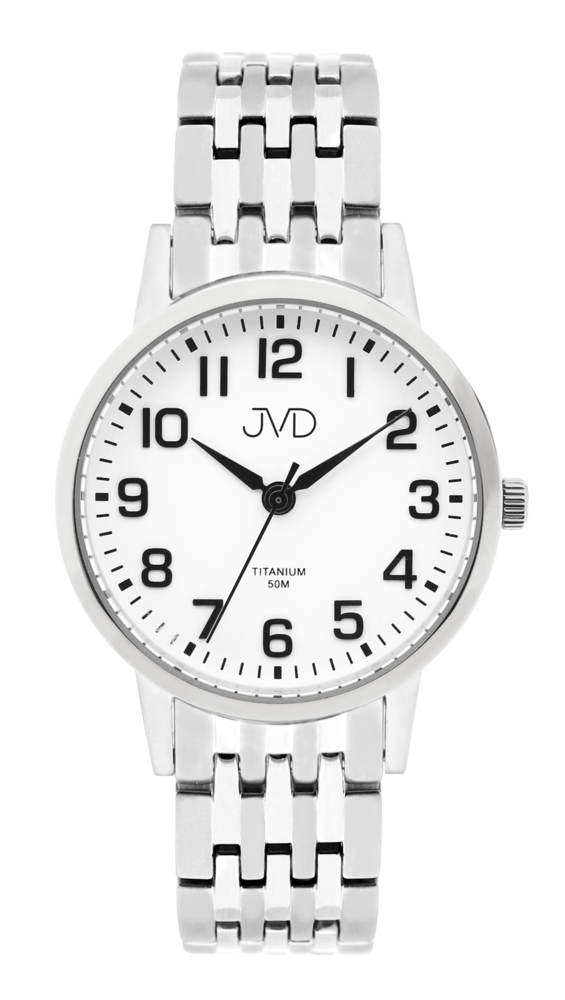 JVD Pánské námrakové titanové antialergické hodinky JVD JE5001.1