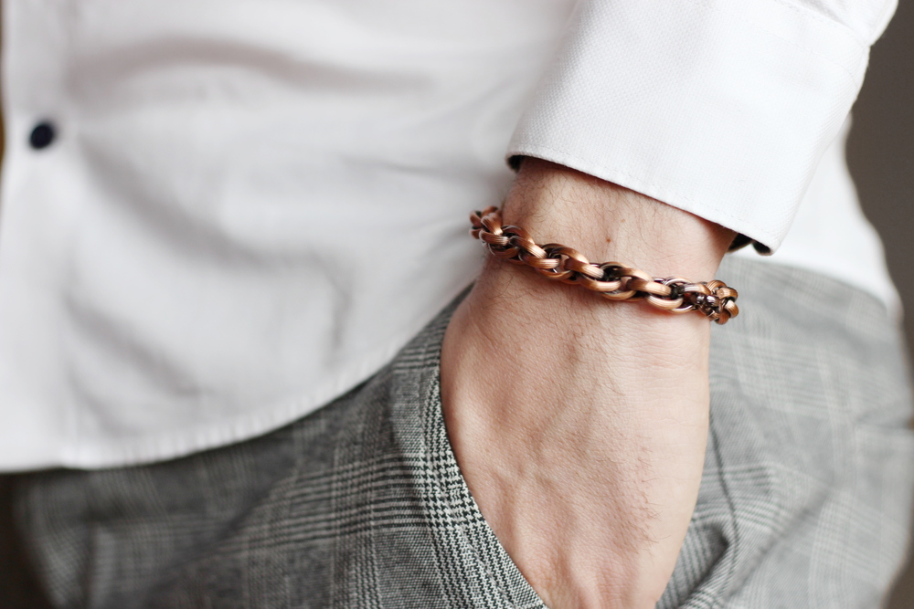 JVD Mohutný ocelový náramek z chirurgické oceli - unisex SSSB0043XF9RG22