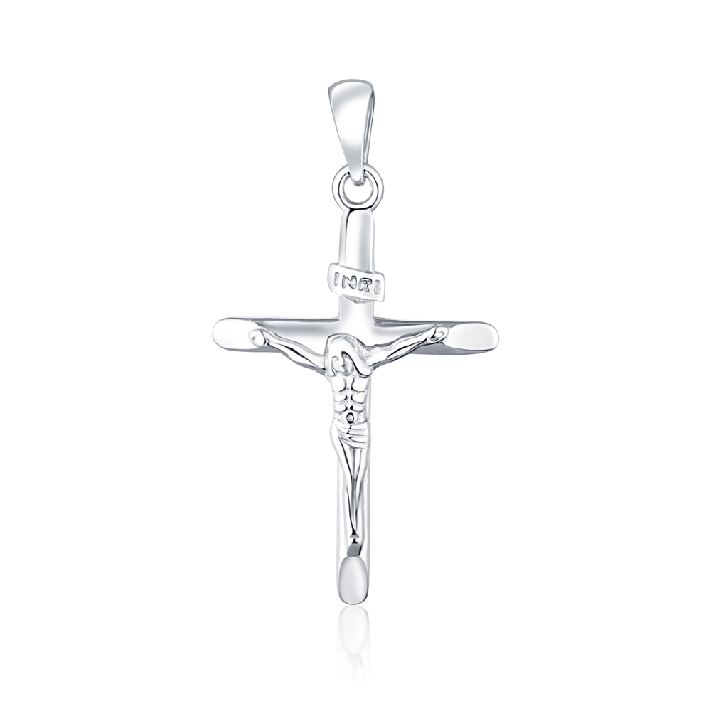JVD Přívěs stříbrný křížek s Kristem SVLP0843XF60000