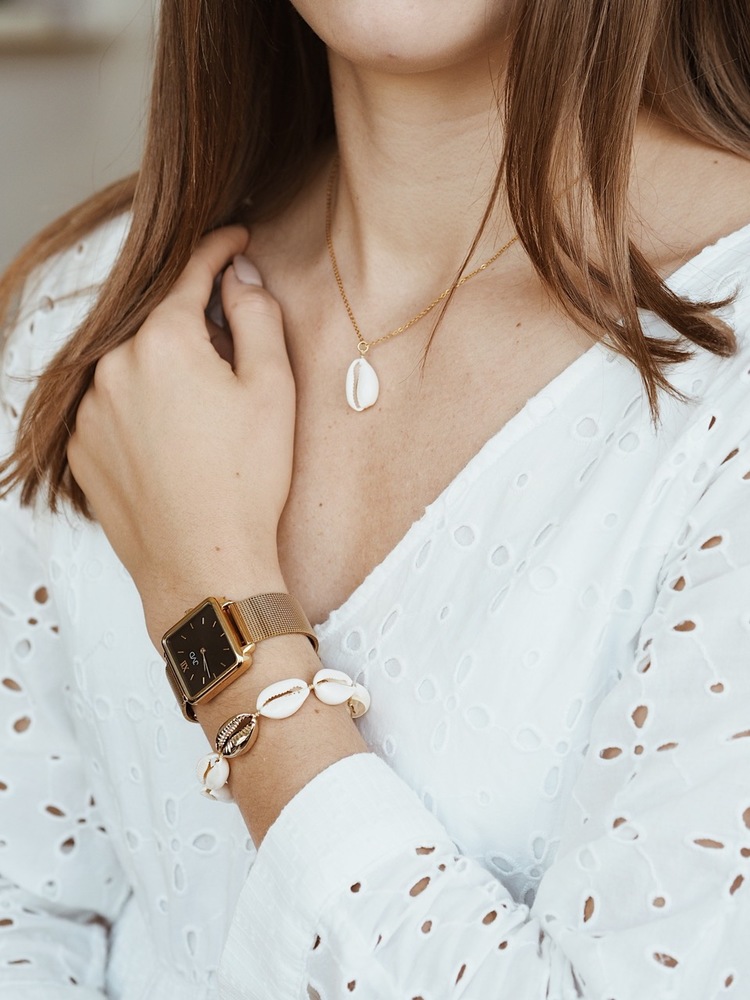 JVD Náhrdelník Shell Collection SSSN0024S20GO00