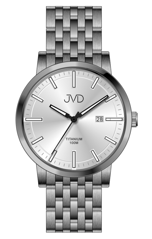 JVD Pánské titanové vodotěsné náramkové hodinky JVD JE2004.1 - 10ATM