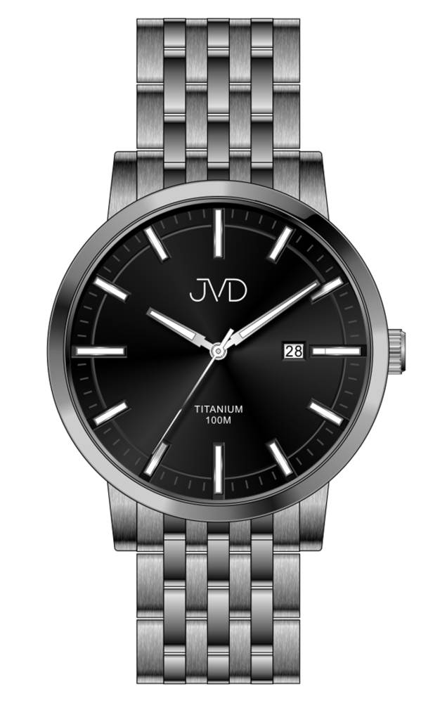 JVD Pánské titanové vodotěsné náramkové hodinky JVD JE2004.3 - 10ATM