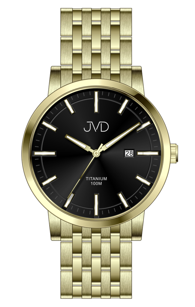 JVD Pánské titanové vodotěsné náramkové hodinky JVD JE2004.4 - 10ATM