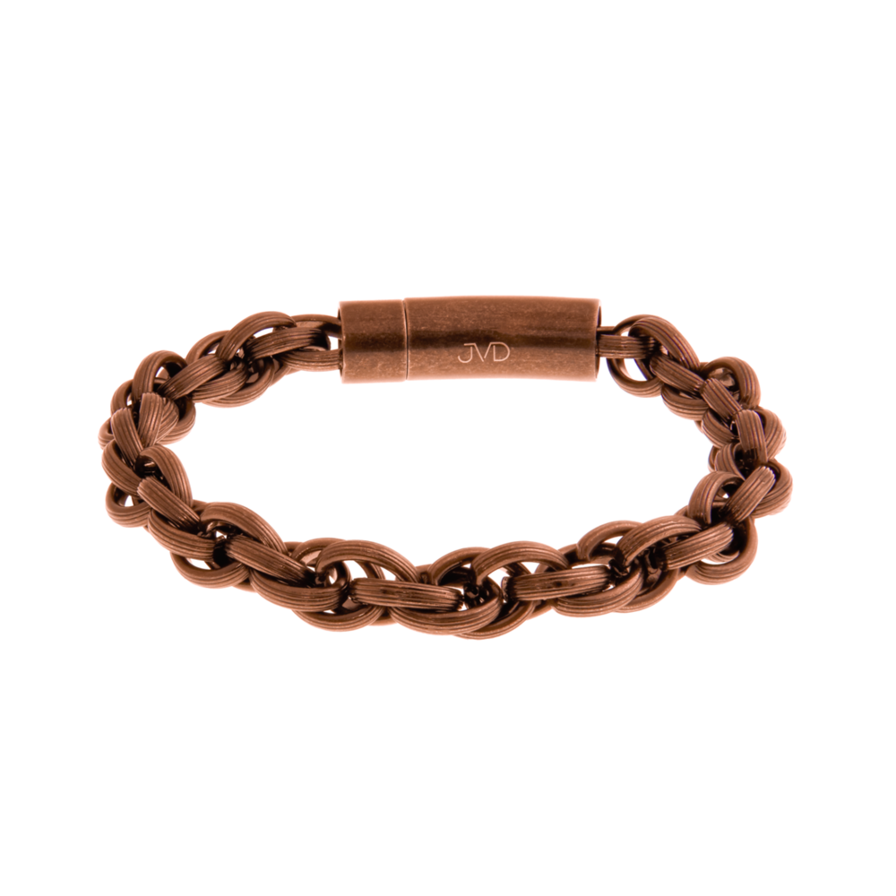 JVD Mohutný ocelový náramek z chirurgické oceli - unisex SSSB0043XF9RG22