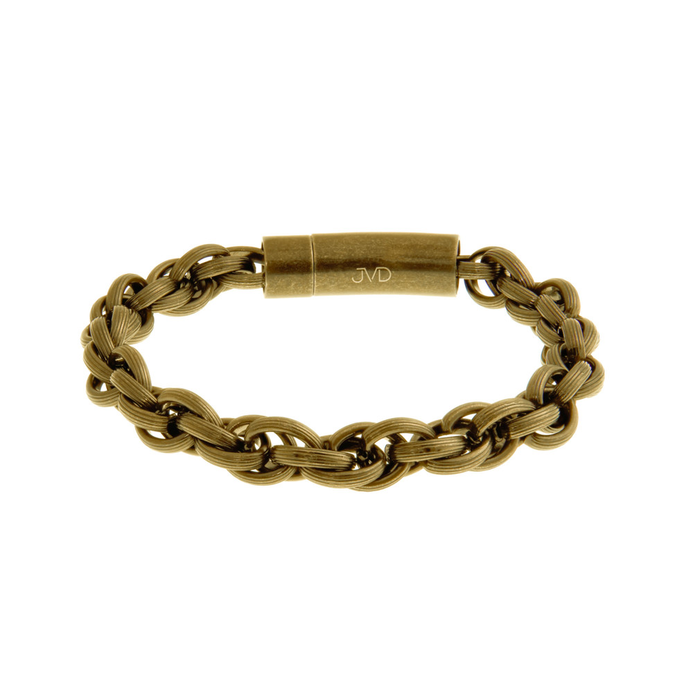 JVD Mohutný ocelový náramek z chirurgické oceli - unisex SSSB0043XF9ME22