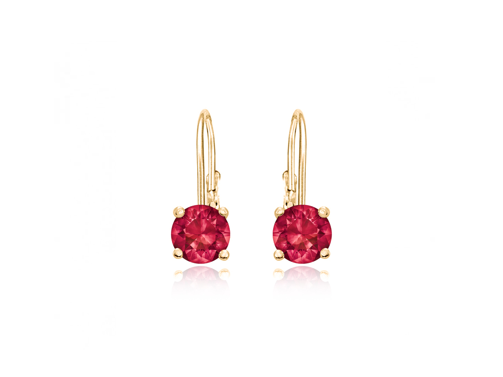  JVD Dámské pozlacené stříbrné klasické náušnice se zirkony ryz. 925/1000 SVLE0598XH2GR00