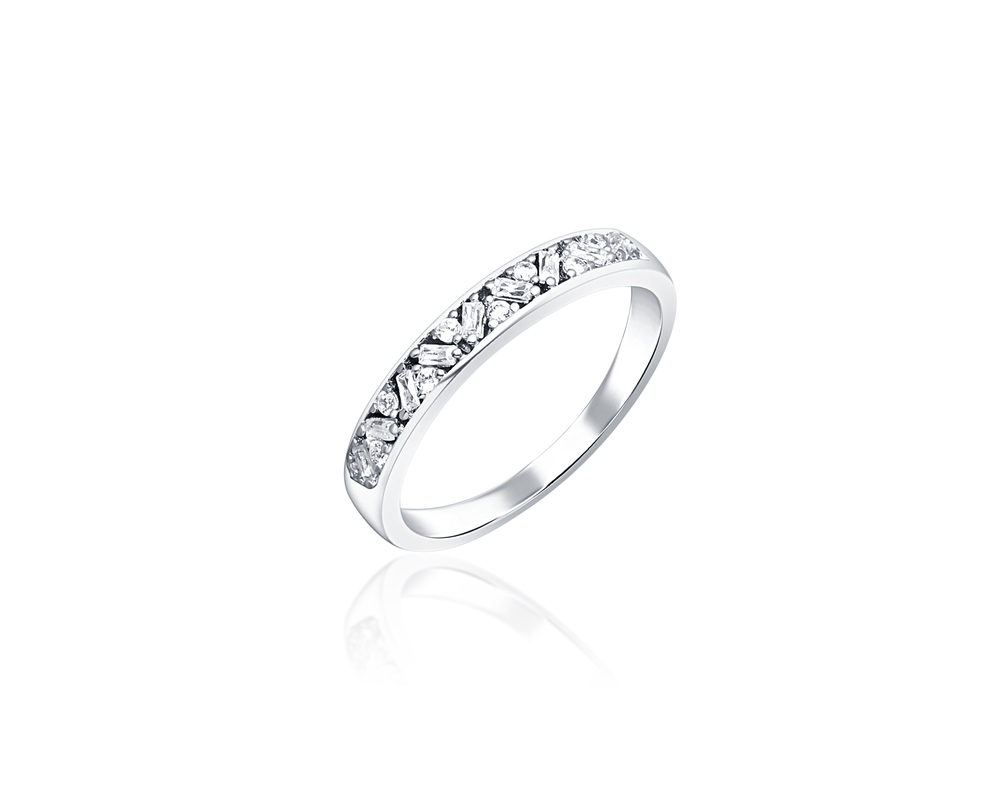JVD Stříbrný prsten 925/1000 se zirkonami SVLR0515XH2BI58