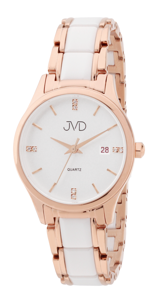 JVD Dámské rose gold náramkové hodinky JVD JG1029.3