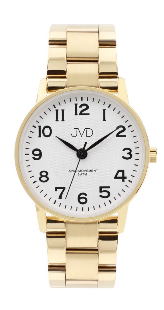 JVD Pozlacené náramkové hodinky JVD J4189.6