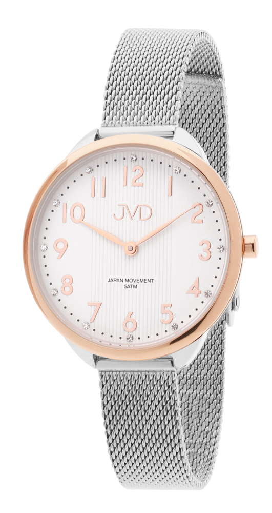 JVD Dámské rosegold náramkové hodinky JVD J4191.5