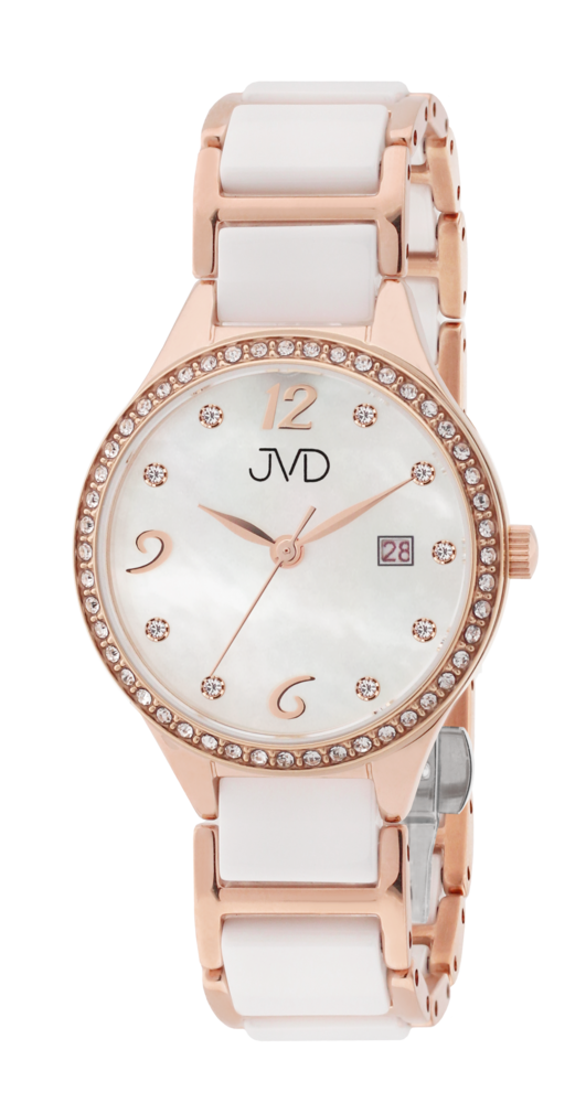 JVD Dámské rose gold náramkové hodinky JVD JG1031.3