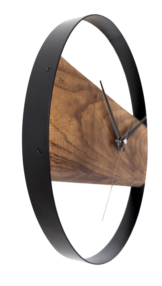  JVD Dřevěné nástěnné designové tiché netikající kulaté hodiny JVD NS22007/78