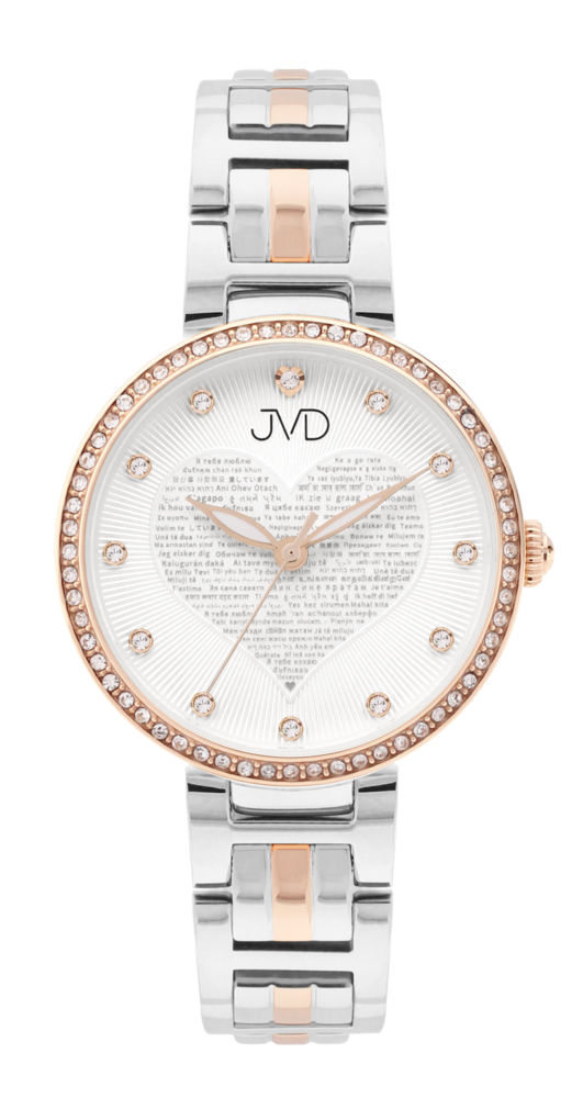 JVD Dámské rose gold náramkové hodinky JVD JG1032.3