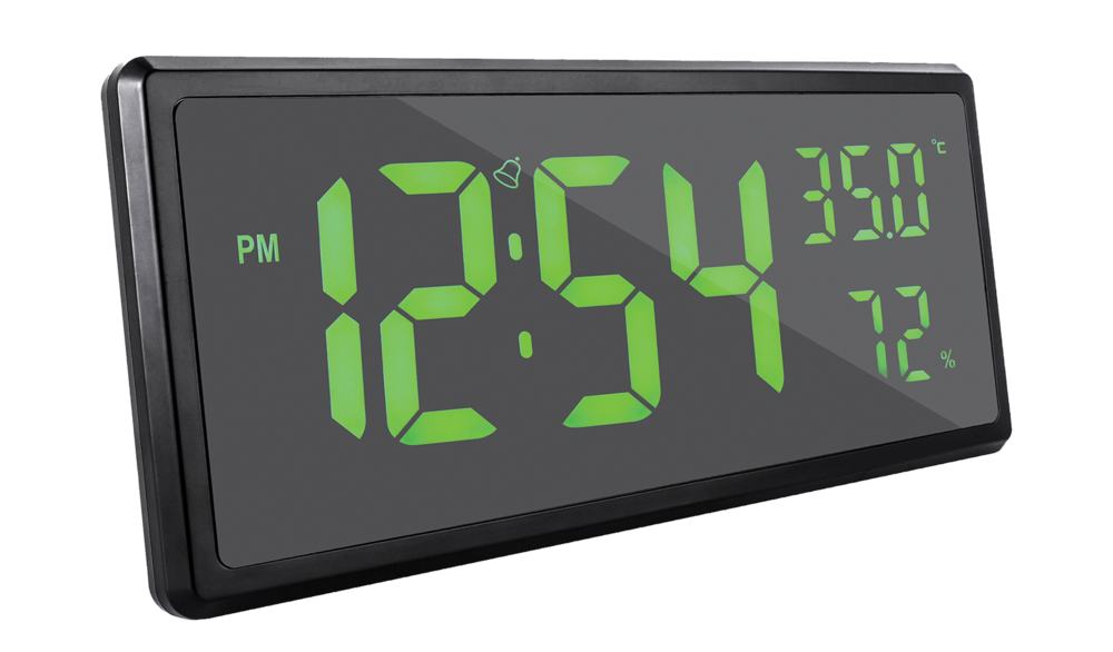 JVD Digitální nástěnné hodiny s LED podsvícením JVD DH308.2