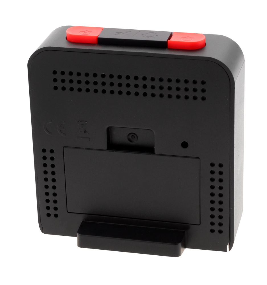 JVD Černý rádiem řízený budík JVD RB3552.2