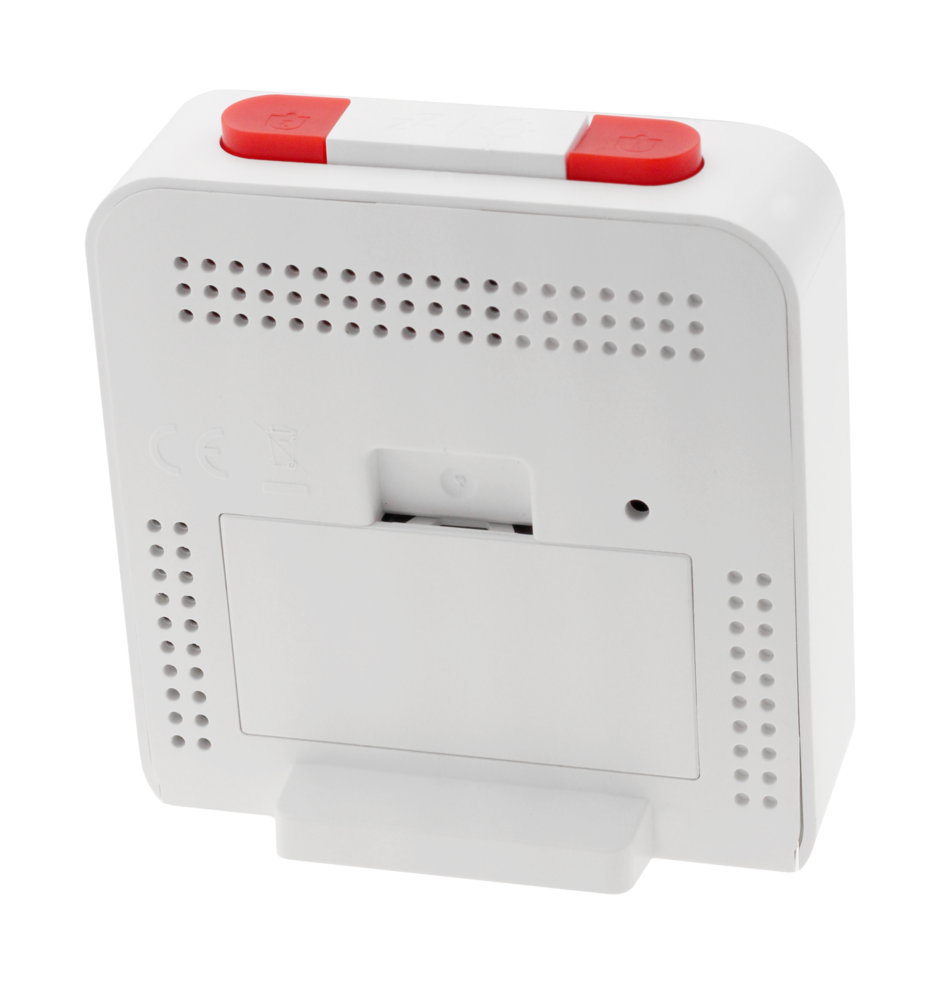 JVD Bílý rádiem řízený budík JVD RB3552.1