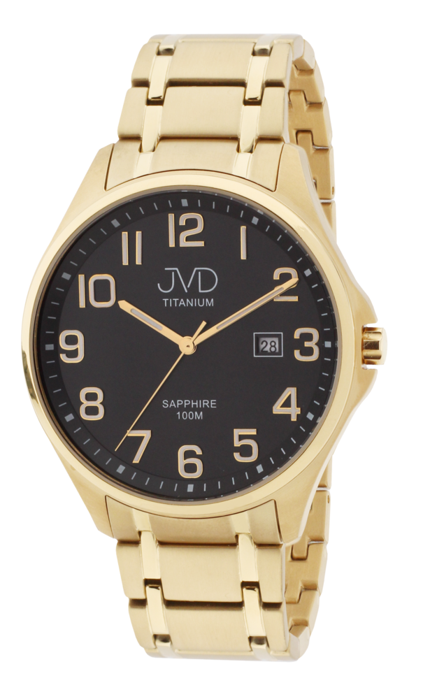 JVD Pánské vodotěsné náramkové hodinky se safírovým sklem JVD JE2002.4