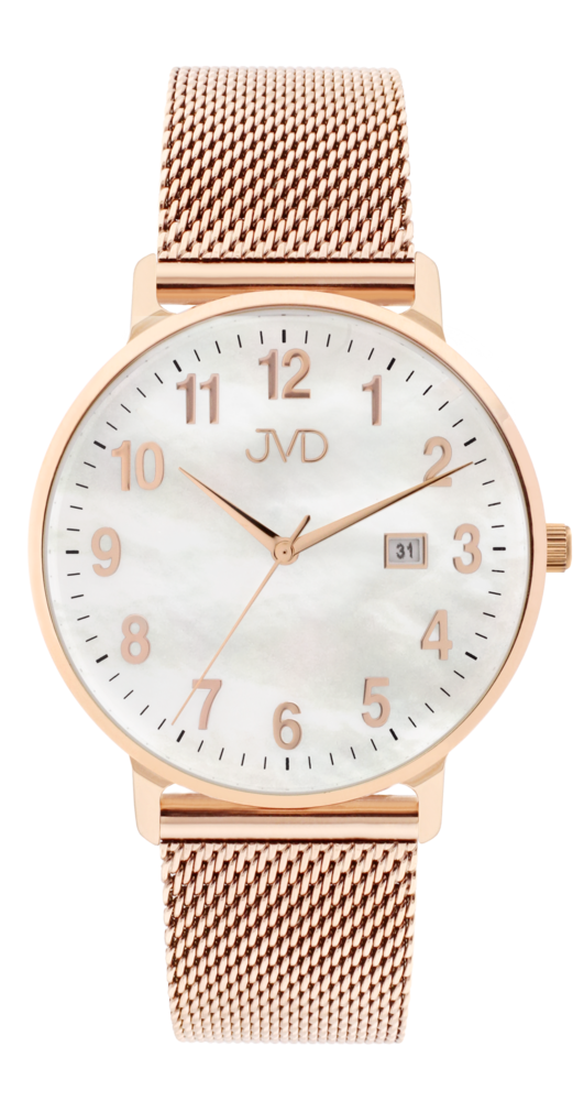 JVD Rose Gold náramkové designové hodinky JVD J-TS46